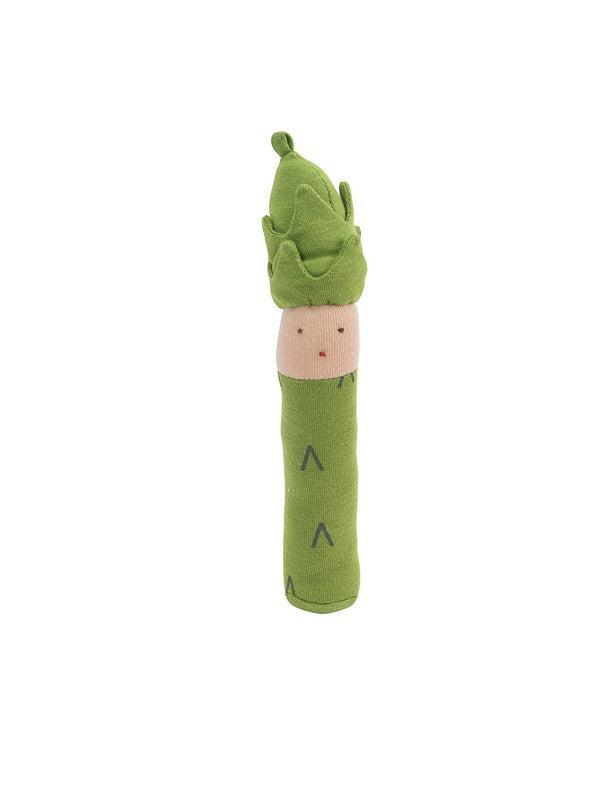 Asparagus Veggie Toy - Organic Cotton