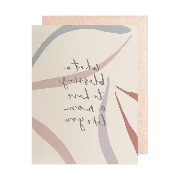 What a Blessing Mom Like You Note Card