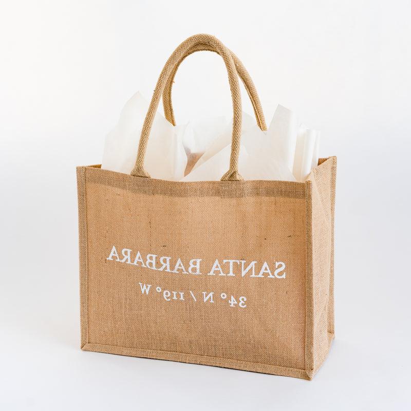 Santa Barbara Gift Bag with tissue paper