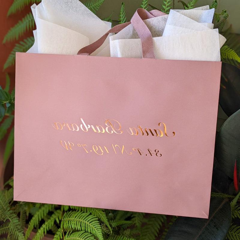 Santa Barbara Coordinates Blush Pink Gift Tote